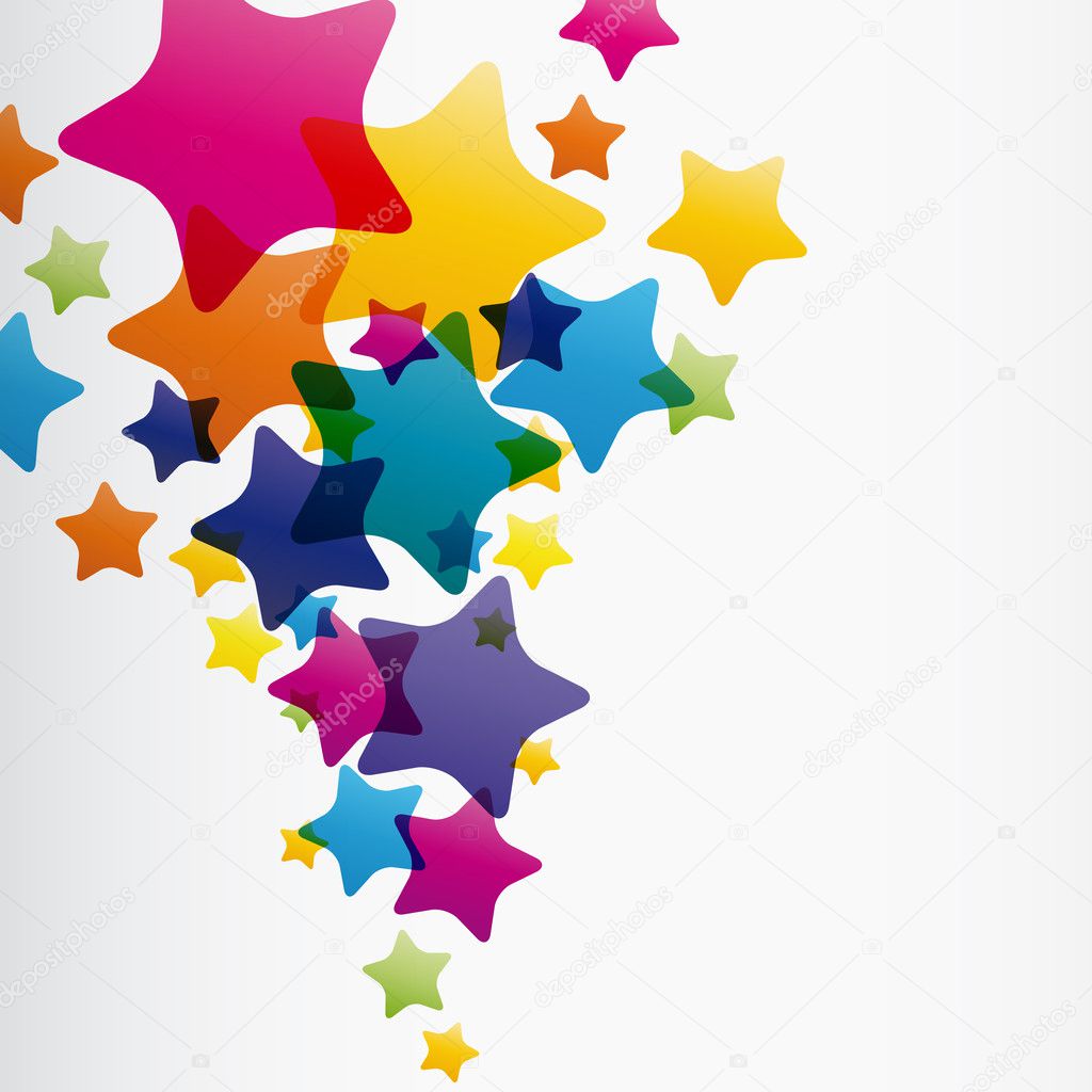 Abstract Vector Star Background