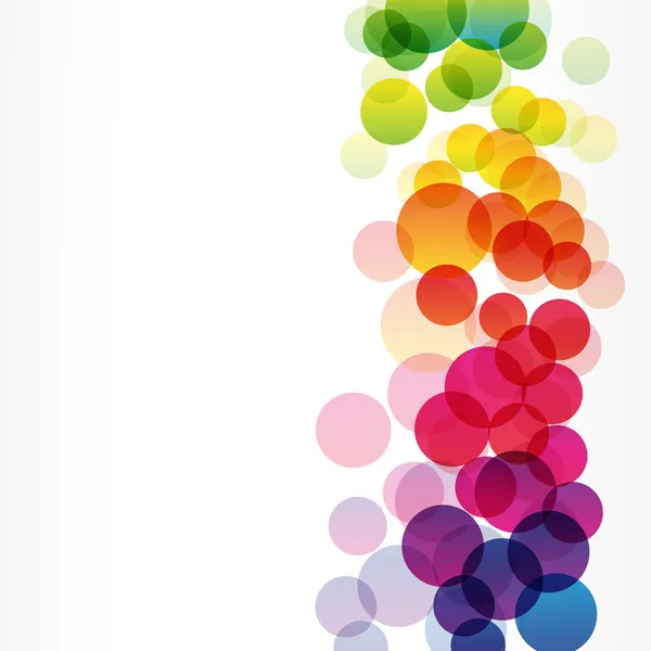 Kleurrijke regenboog vector achtergrond — Stockvector