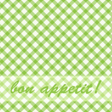 Pattern picnic green. clipart