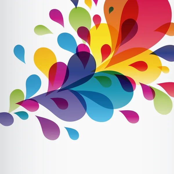 Eps10 éclaboussures colorées — Image vectorielle