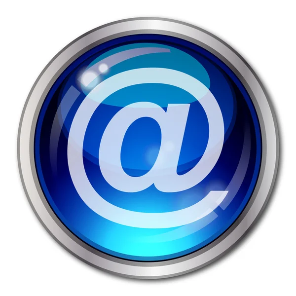 Botón vectorial de correo electrónico Eps10 — Vector de stock