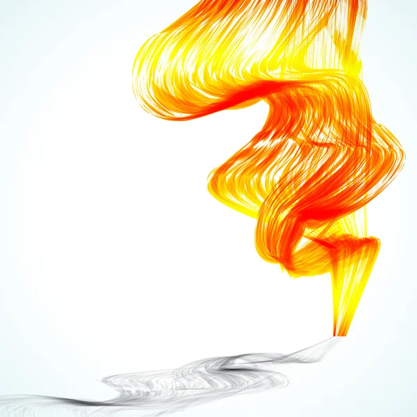 Požáru kouř — Stockový vektor