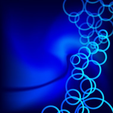 Abstract hi tech blue background clipart