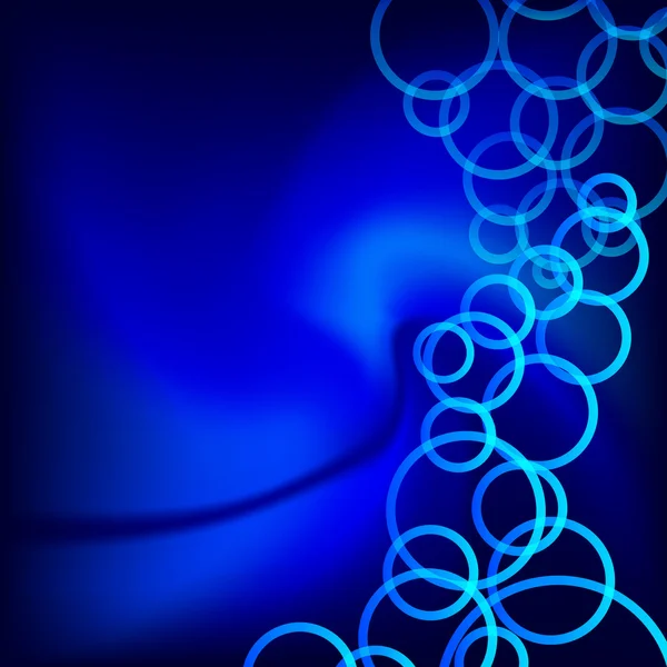 抽象喜科技蓝色背景 — 图库矢量图片