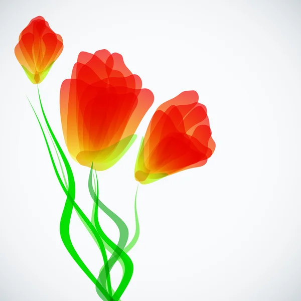 Módní pozadí abstraktní s květinami — Stockový vektor