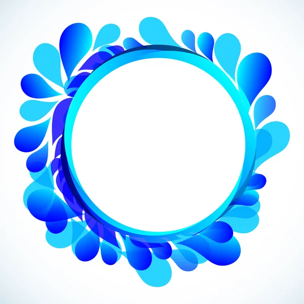 Abstrait fond bleu avec place pour votre texte — Image vectorielle