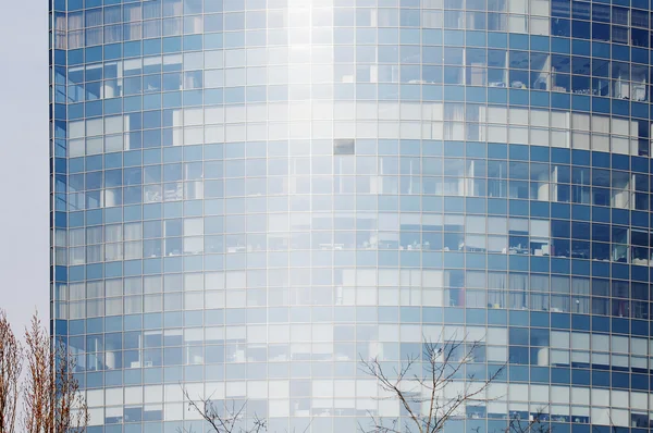 Fenster des Bürogebäudes — Stockfoto