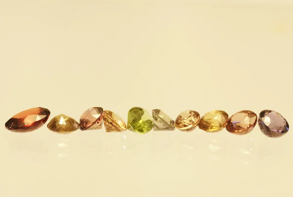 Ten jewels — Stock Photo, Image