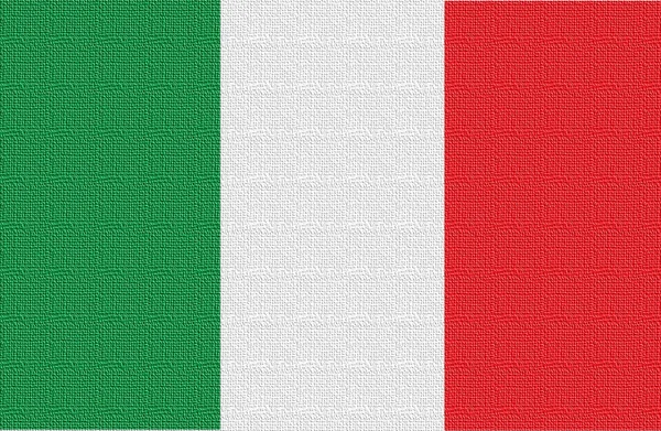 Tissu drapeau italien — Photo