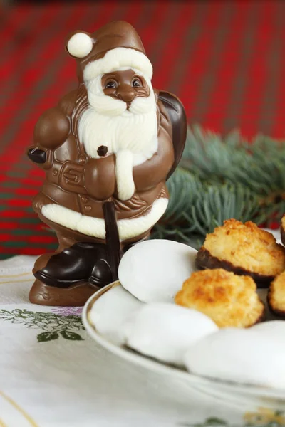 Chocolade santa claus — Stockfoto