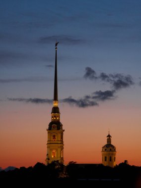 Silhouette of cathedral clipart