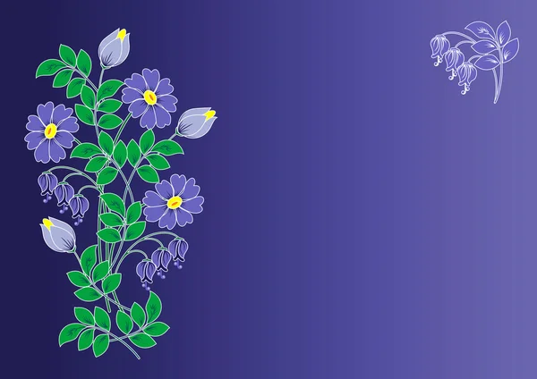 Квітучий Бузок — стоковий вектор