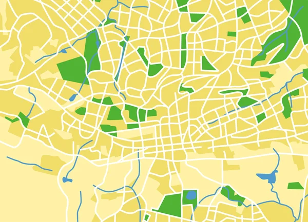 Mappa dell'illustrazione vettoriale di Johannesburg — Vettoriale Stock