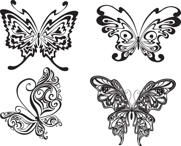 Ensemble papillon — Image vectorielle