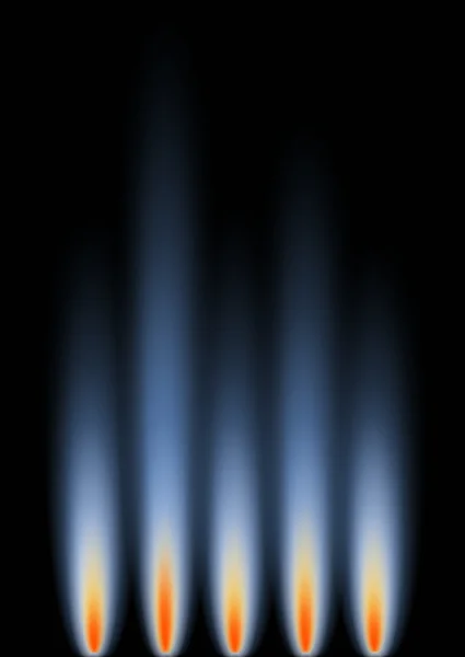 Пламя газа — стоковое фото