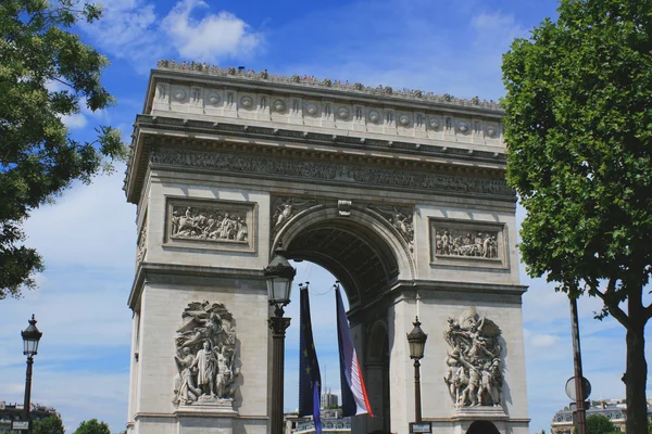 Arc De Triumph, Paris França . — Fotografia de Stock