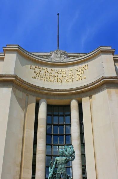 Palais De Charlot, Trocadero, Paris France. — Stock Photo, Image