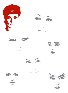 Red face clipart