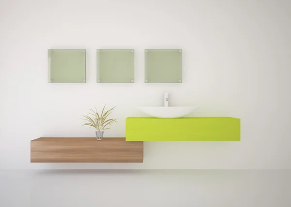 Fehér fürdőszoba koncepció — Stock Fotó