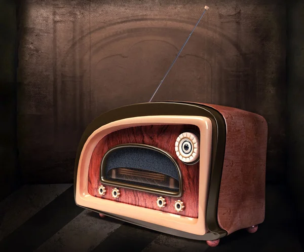 Retro radyo tarz — Stok fotoğraf