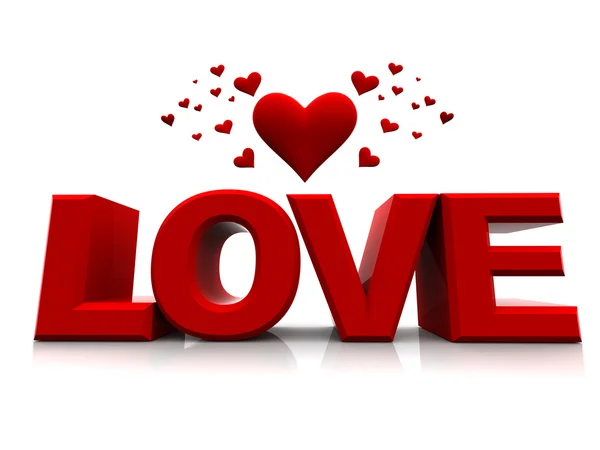 สุขสันต์วันวาเลนไทน์ รักด้วยหัวใจ — ภาพถ่ายสต็อก