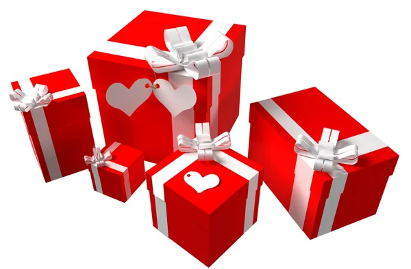 Confezioni regalo di San Valentino — Foto Stock