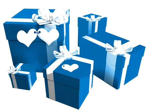 Valentines gift boxes — Stock Photo, Image