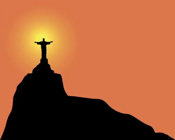 Christus de Verlosser (standbeeld) — Stockvector