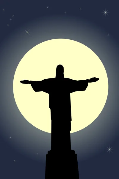 Statue de Jésus Christ — Image vectorielle