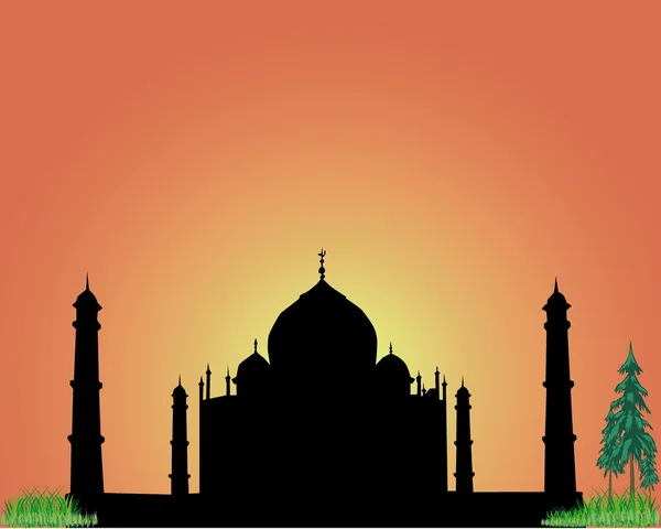 Taj Mahal. — Wektor stockowy