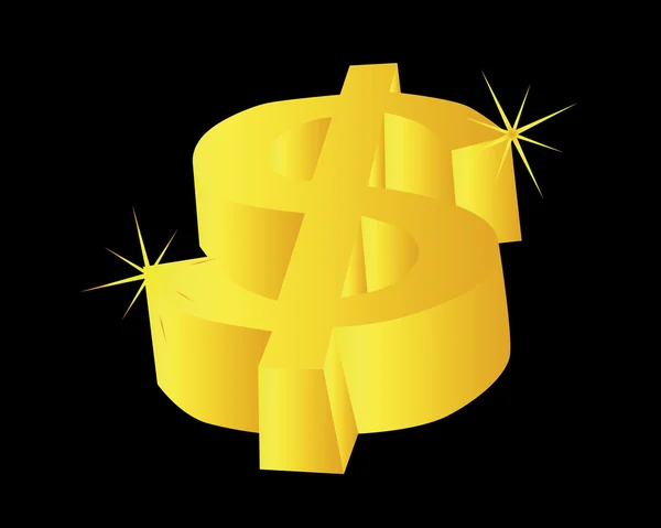Χρυσό Δολάριο — Διανυσματικό Αρχείο