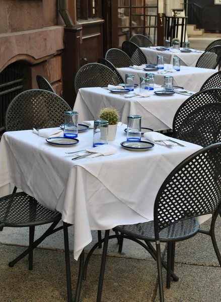 stock image Empty tables waiting for patrons