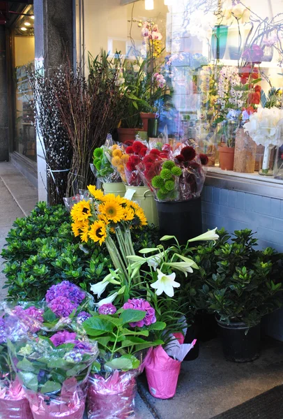 stock image Street floral shop