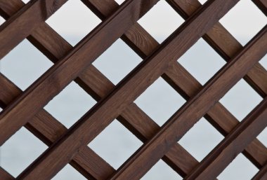 Wooden lattice. clipart