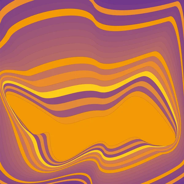 波状オレンジ紫色のレトロな背景 — ストック写真