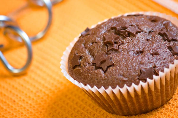 Muffin Kuchen Schokolade süßes Dessert — Stockfoto