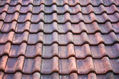 Old potsherd roof texture clipart