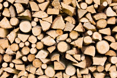 Stacks of Logs pattern clipart