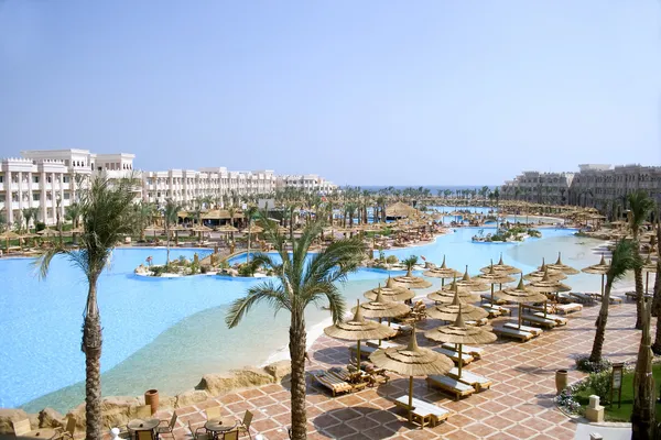 Resort hotel em Hurghada Egito — Fotografia de Stock