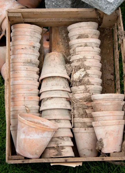 無作法な古い植栽鍋 — ストック写真