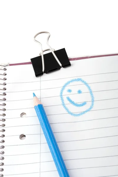 Smiley scribbles okul — Stok fotoğraf