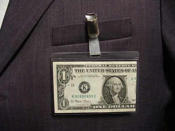 Mr. dollar ID — Stock Photo, Image