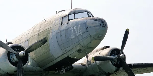 stock image Old airplane