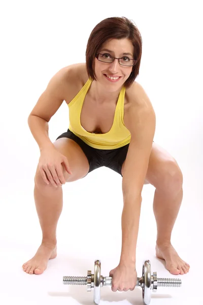 Mulher Fitness — Fotografia de Stock