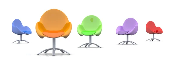 Cadeiras de design — Fotografia de Stock