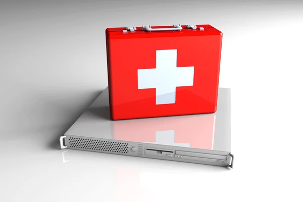 Server first aid — Stock Photo, Image