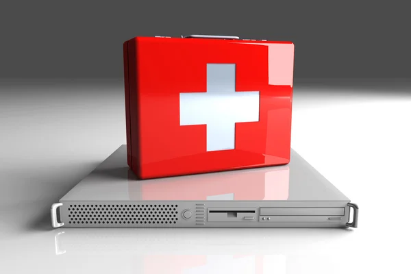 Server first aid — Stock Photo, Image
