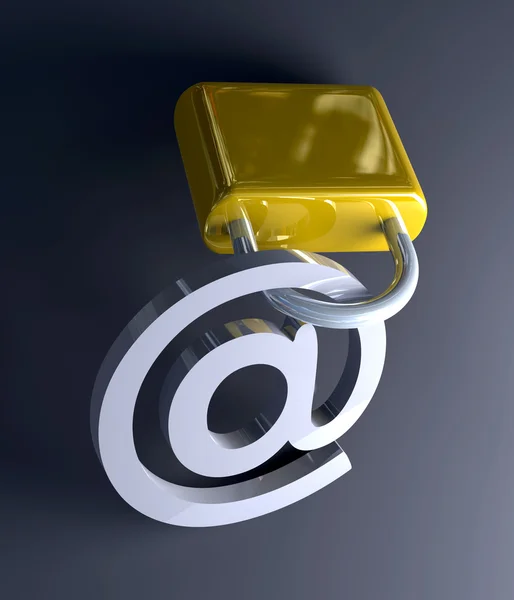 Email seguro — Fotografia de Stock