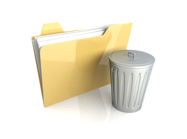 Documento spazzatura — Foto Stock