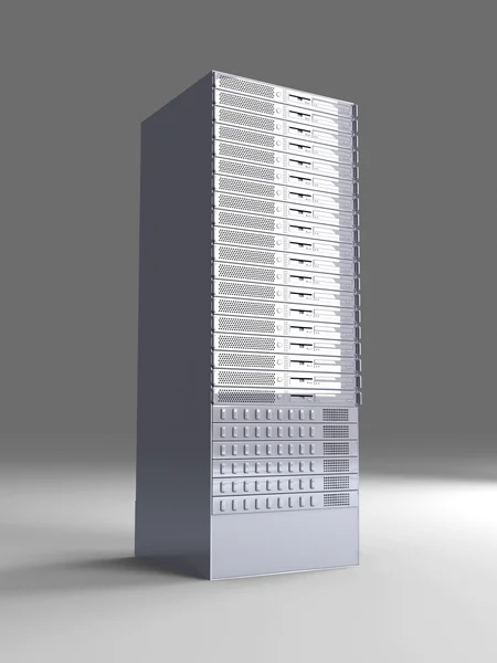 Torre del servidor de 19 pulgadas — Foto de Stock